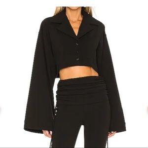 Lovers & friends black cropped jacket